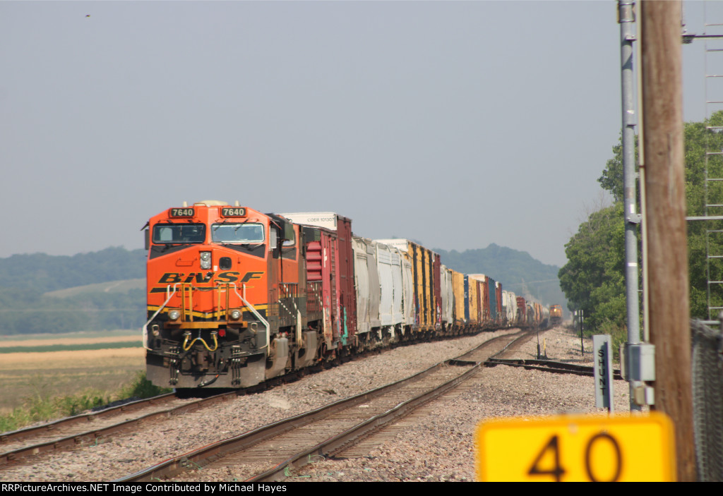 BNSF Freight Train at McBride MO